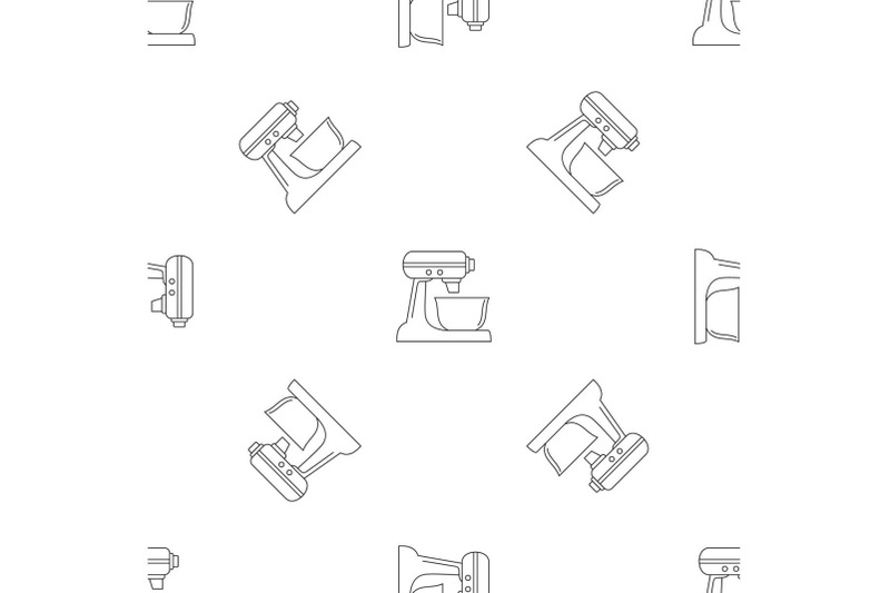 machine-mixer-pattern-seamless-vector