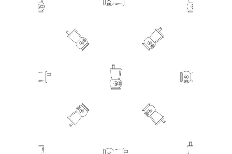 small-food-mixer-pattern-seamless-vector