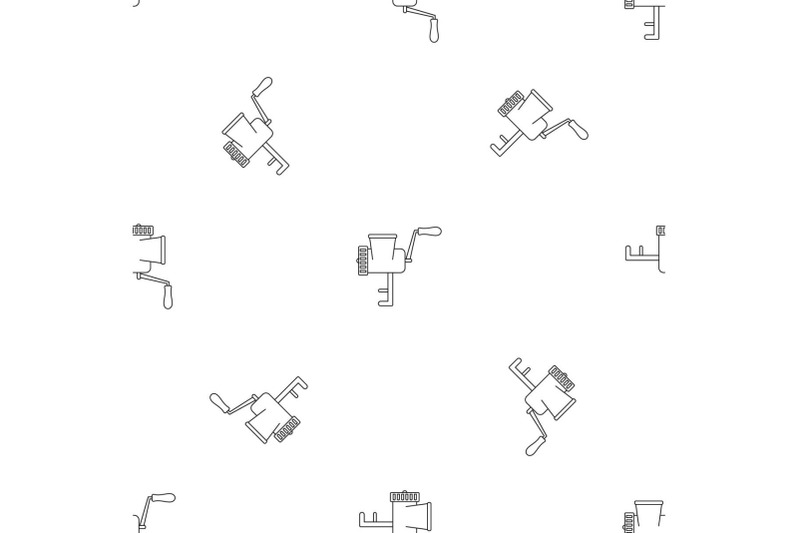 retro-meat-grinder-pattern-seamless-vector