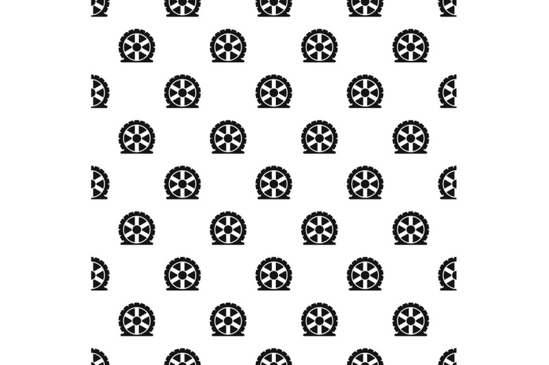 auto-tire-pattern-seamless-vector