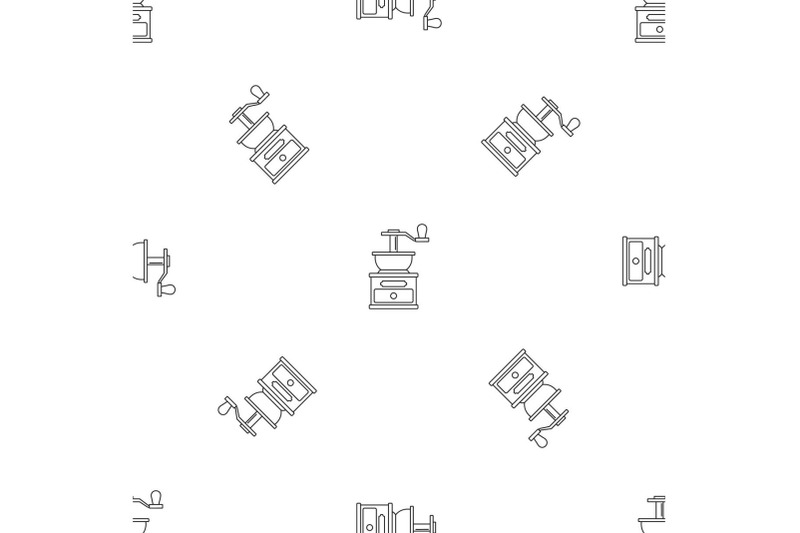 coffee-grinder-pattern-seamless-vector