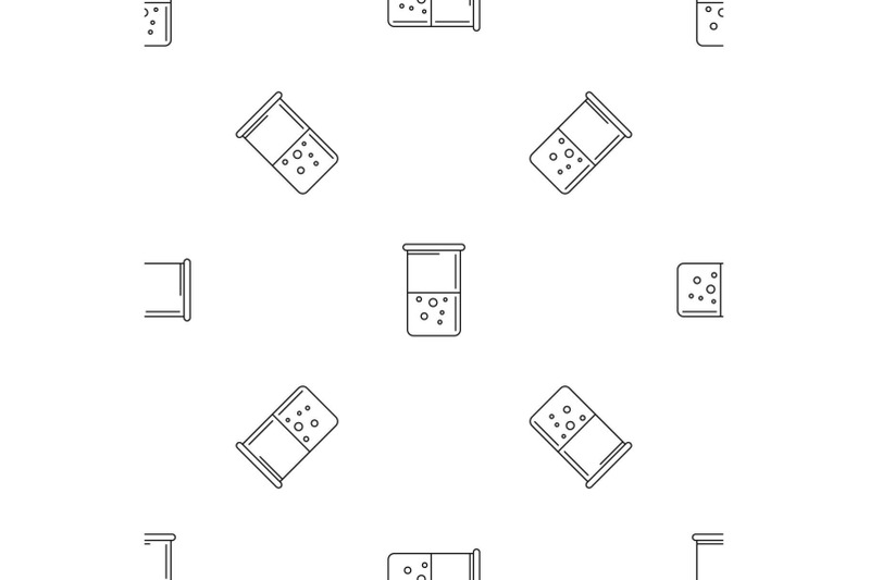 chemical-pot-pattern-seamless-vector