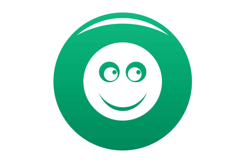 smile-icon-vector-green