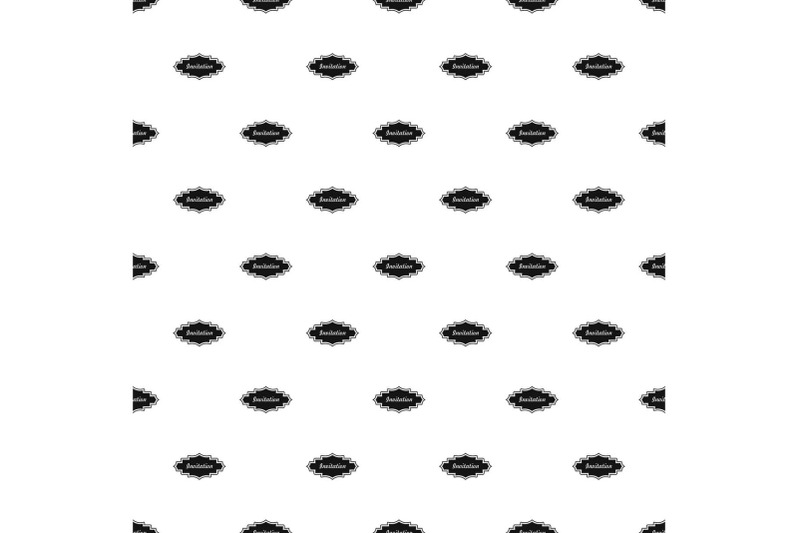 invitation-label-pattern-seamless-vector