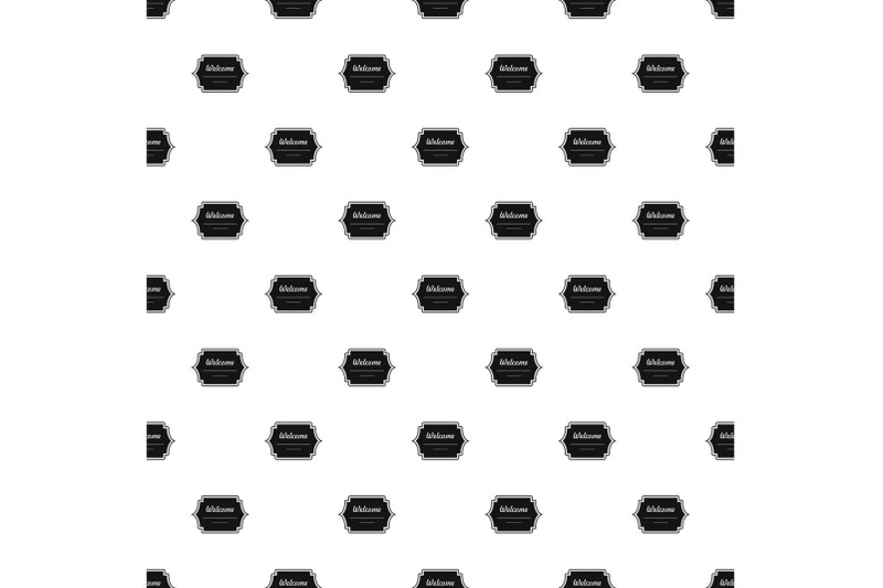 well-met-label-pattern-seamless-vector