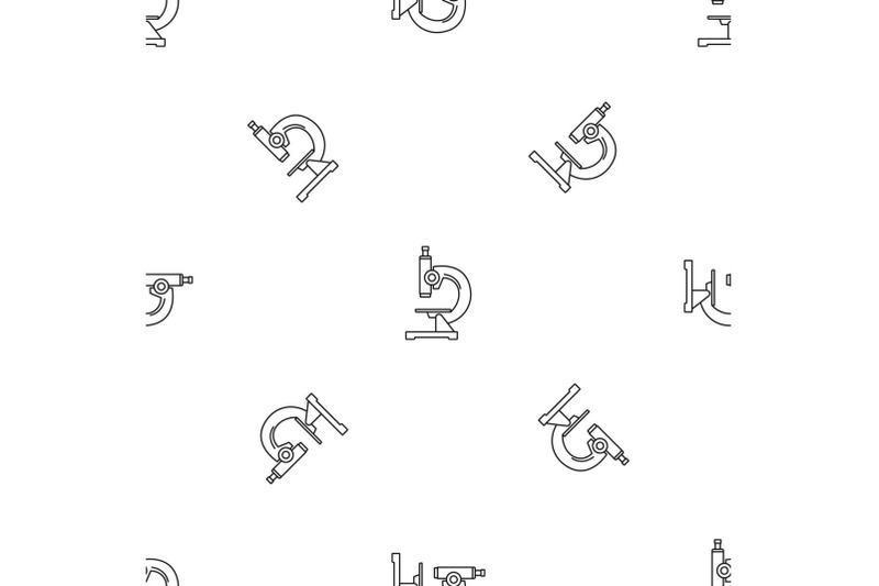 chemical-microscope-pattern-seamless-vector
