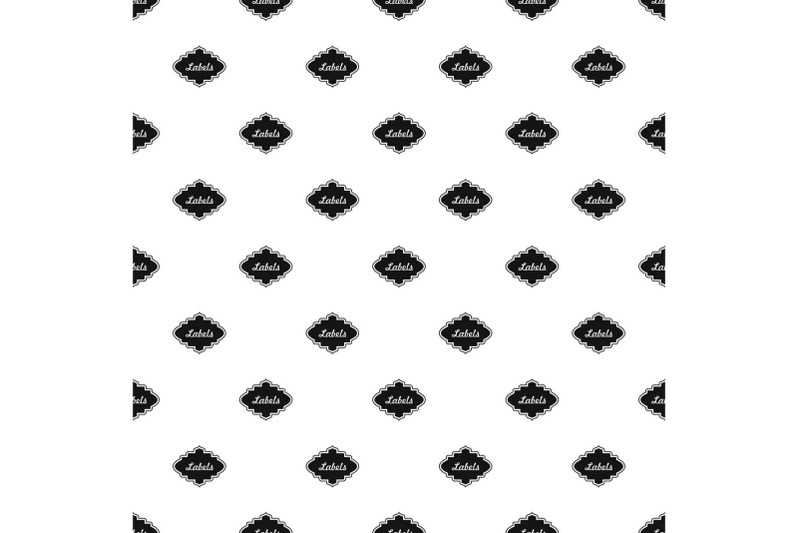 label-pattern-seamless-vector