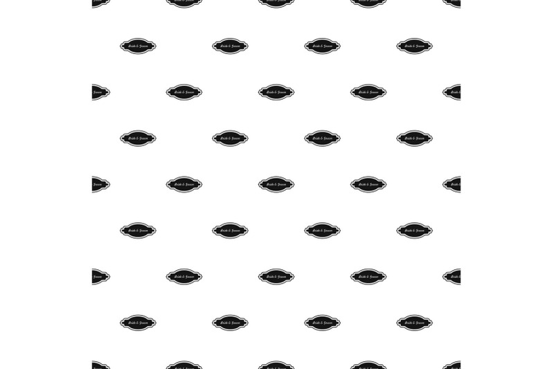 bride-and-groom-label-pattern-seamless-vector