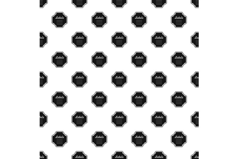label-tag-pattern-seamless-vector