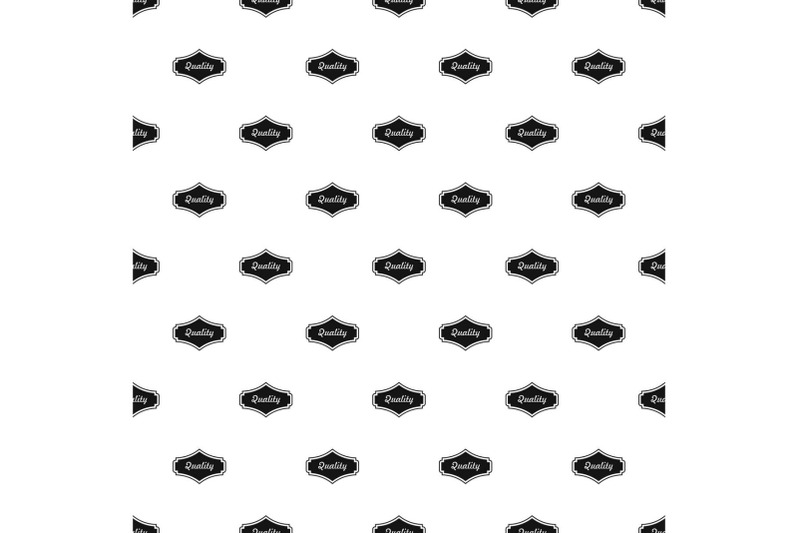 quality-label-pattern-seamless-vector