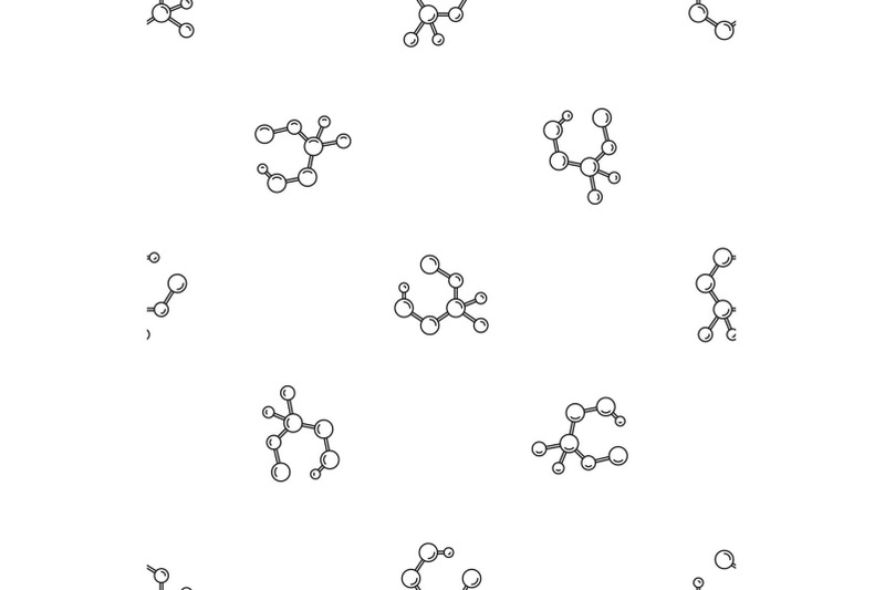 molecule-formula-pattern-seamless-vector