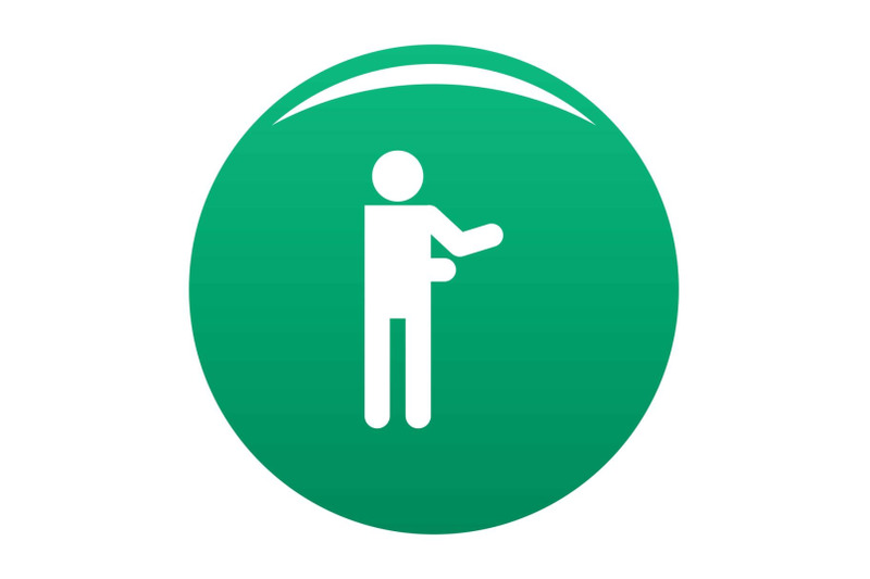 stick-figure-stickman-icon-vector-green