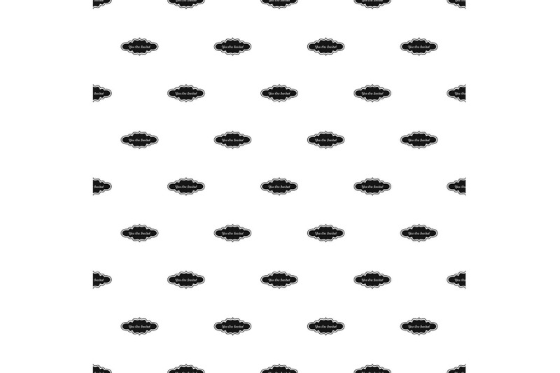 call-label-pattern-seamless-vector
