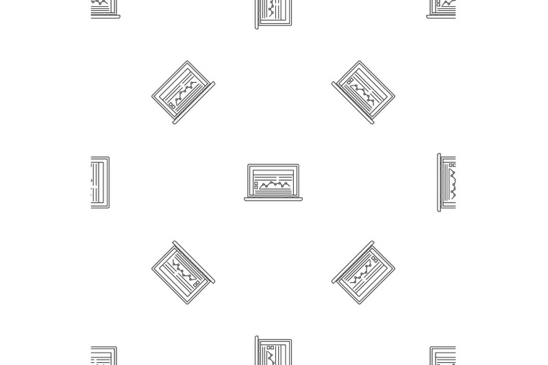laptop-finance-pattern-seamless-vector