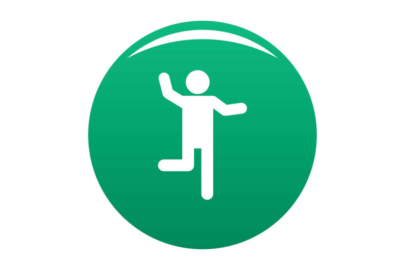 stick-figure-stickman-icon-vector-green