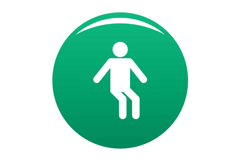 stick-figure-stickman-icon-vector-green