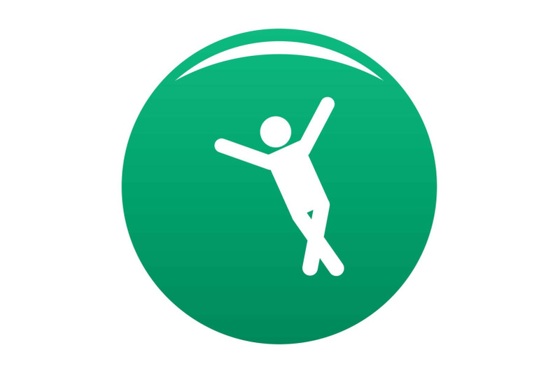 stick-figure-stickman-icon-vector-green