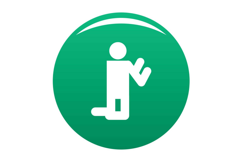 stick-figure-stickman-icon-vector-green