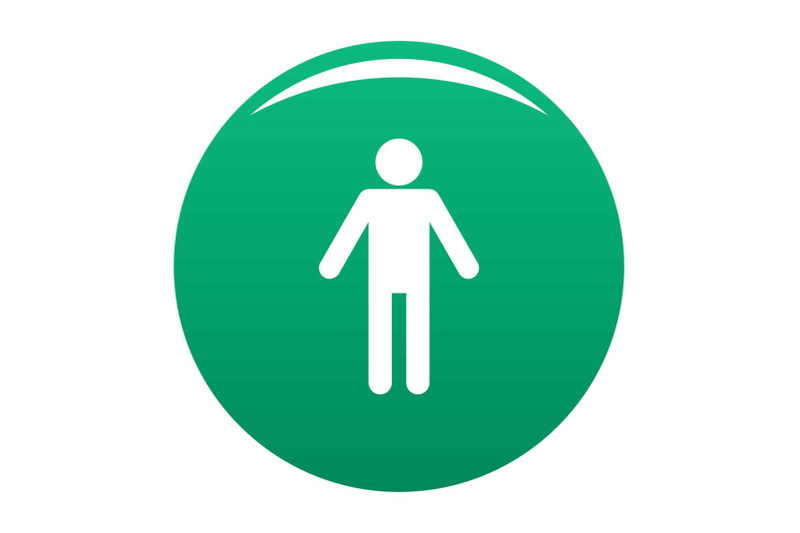 stick-figure-stickman-icon-vector-green