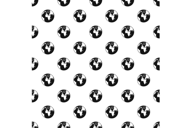 earth-navigation-pattern-seamless-vector