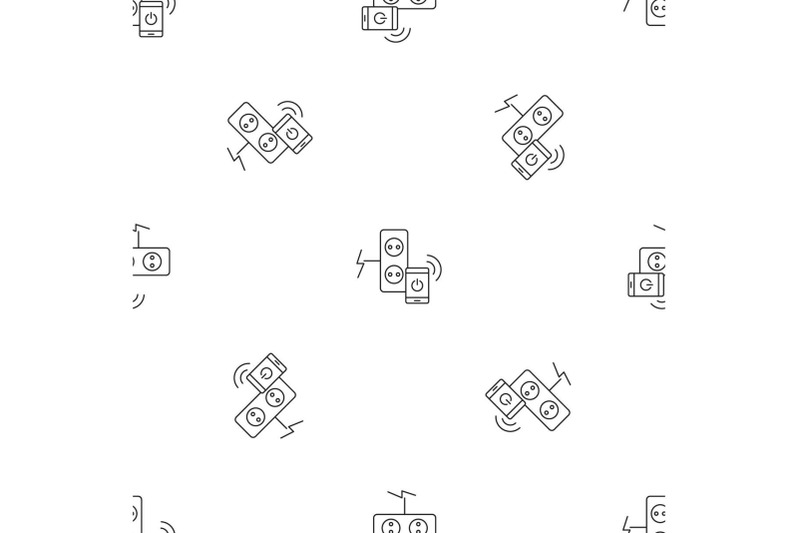 smart-control-electricity-pattern-seamless-vector