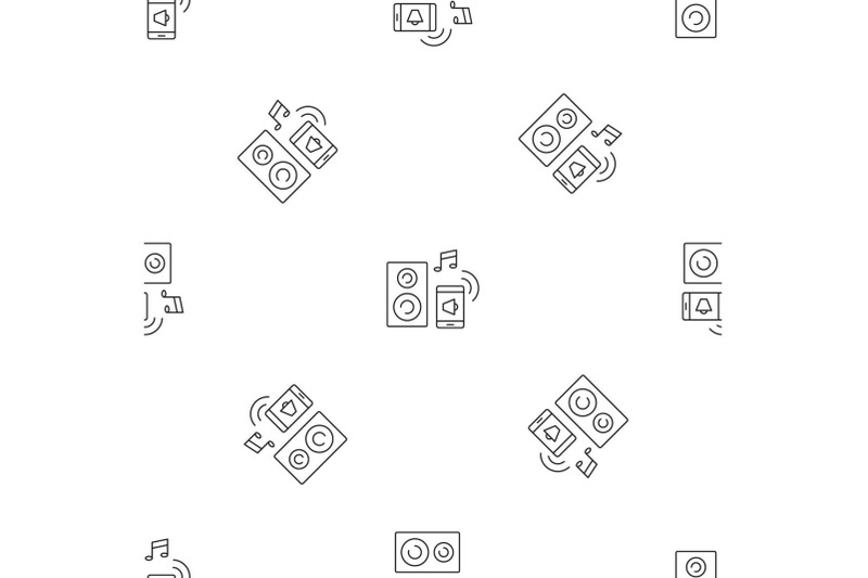 smart-sound-control-pattern-seamless-vector
