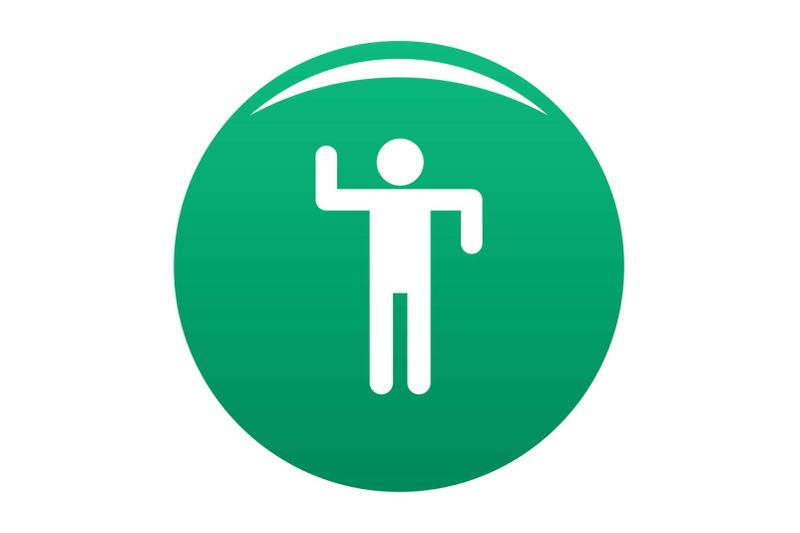 stick-figure-stickman-icon-vector-green