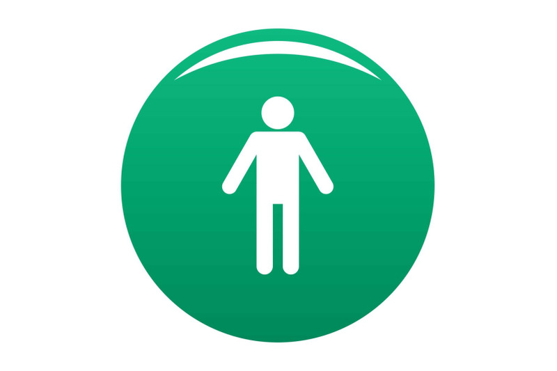 stick-figure-stickman-icon-vector-green