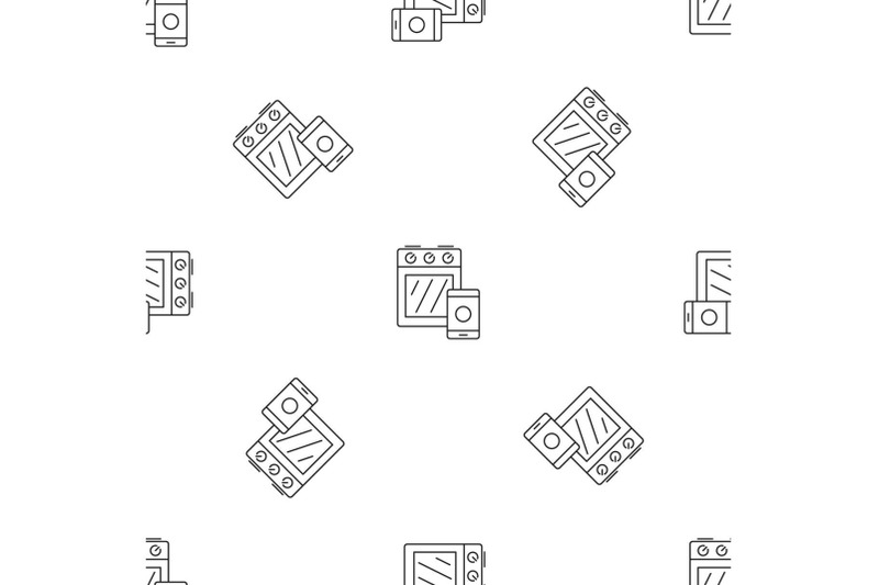 smart-cooker-stove-pattern-seamless-vector