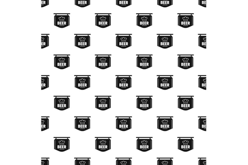 label-of-beer-pattern-seamless-vector