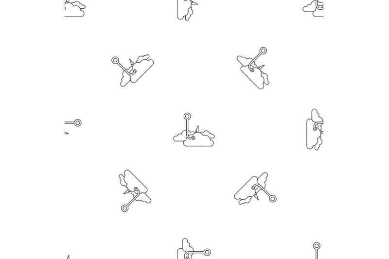 phishing-cloud-data-pattern-seamless-vector