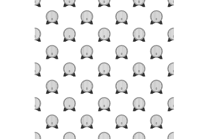 beer-barrel-pattern-seamless-vector