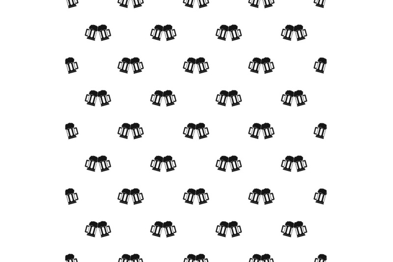 beer-mug-pattern-seamless-vector