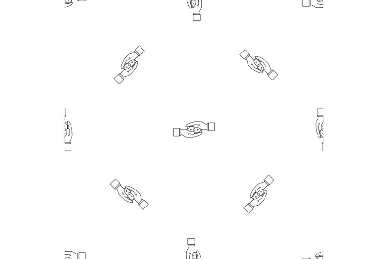 two-hand-bribery-money-pattern-seamless-vector