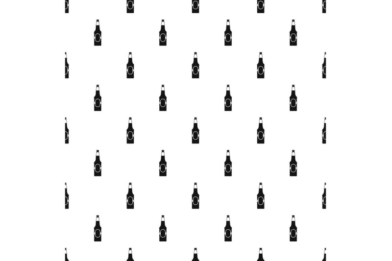 bottle-of-beer-pattern-seamless-vector
