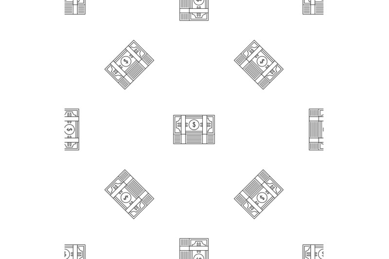 bribery-money-stack-pattern-seamless-vector