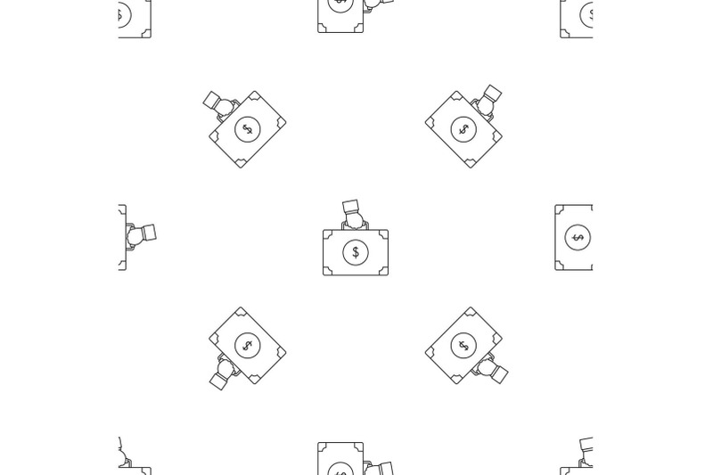 corruption-money-suitcase-pattern-seamless-vector