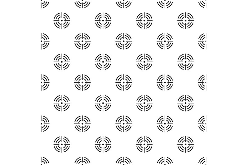 round-target-pattern-seamless-vector