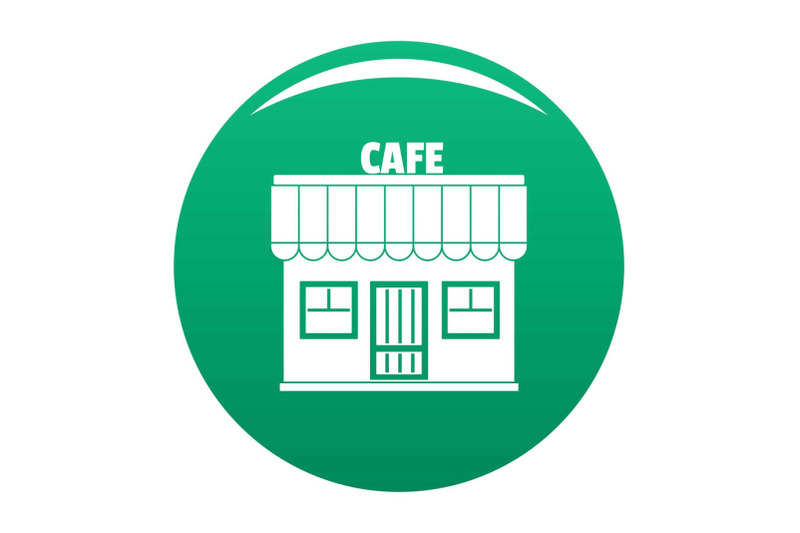 cafe-icon-vector-green