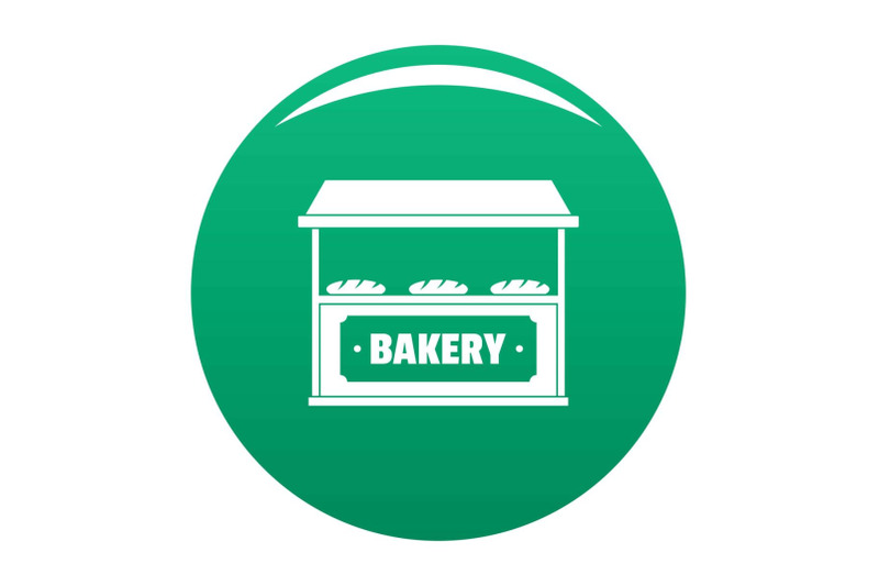 bakery-icon-vector-green