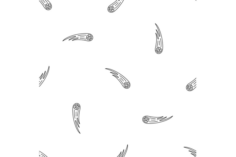 flame-meteorite-pattern-seamless-vector