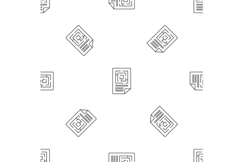 labyrinth-solution-pattern-seamless-vector