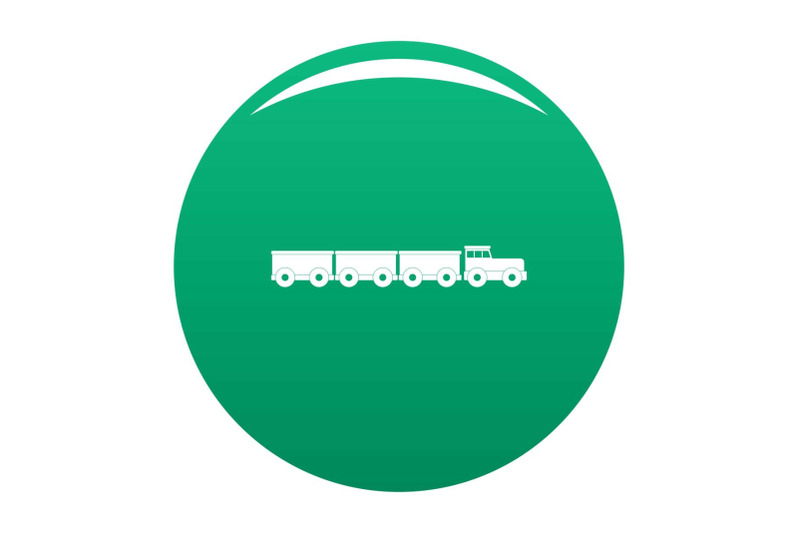 tourist-train-icon-vector-green