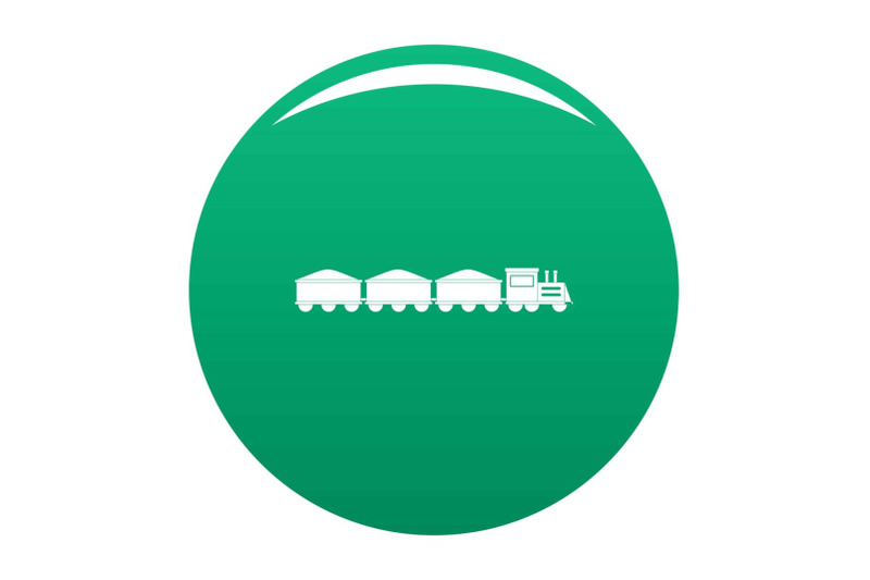 vip-train-icon-vector-green