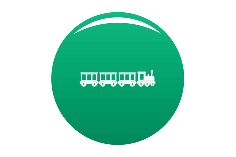 passenger-train-icon-vector-green