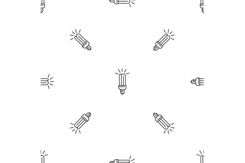 save-energy-bulb-pattern-seamless-vector