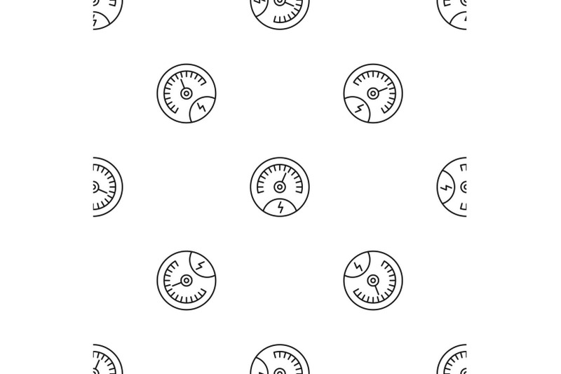 save-energy-dashboard-pattern-seamless-vector