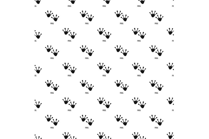 frog-step-pattern-seamless-vector
