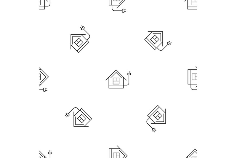 energy-save-home-pattern-seamless-vector