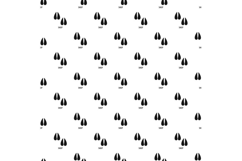 sheep-step-pattern-seamless-vector